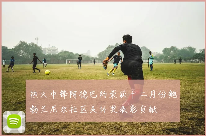 热火中锋阿德巴约荣获十二月份鲍勃兰尼尔社区关怀奖表彰贡献