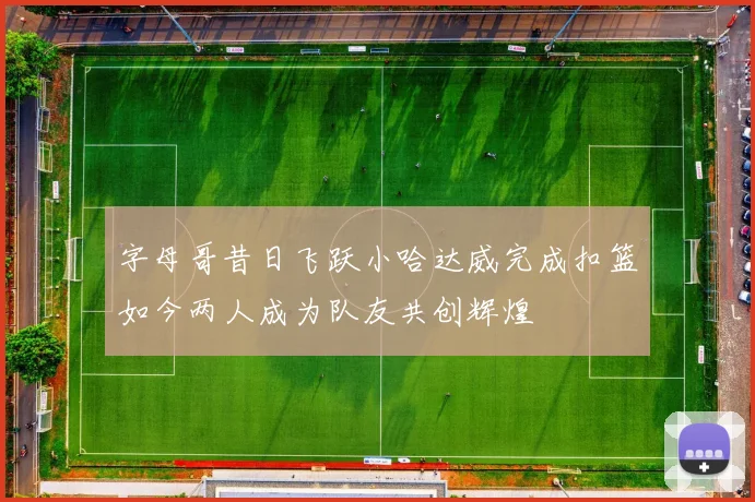 字母哥昔日飞跃小哈达威完成扣篮如今两人成为队友共创辉煌